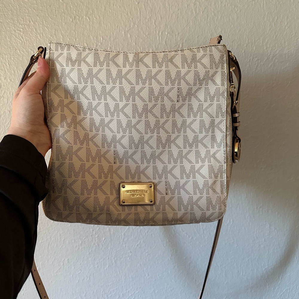 Michael Kors Beige Crossbody Bag
